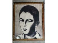 Πορτρέτο Mitko Palauzov ο μικρότερος παρτιζάνος 13 ετών 64/50 cm