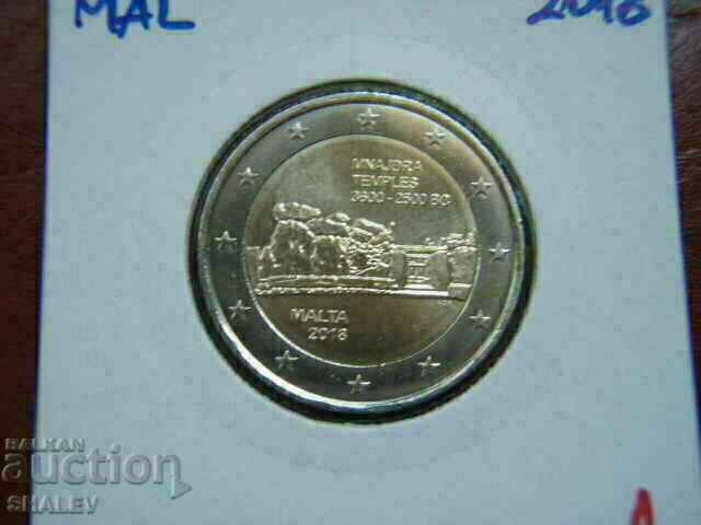 2 euro 2018 Malta "Mnajdra Temples"(1) /Malta - Unc (2 euro) with price € 8.60 | 16.82 BGN