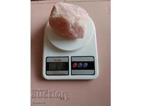Cuarț roz - brut: origine Mozambic - 844 grame