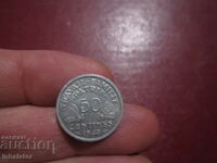 1943 50 centimes France - occupation aluminum