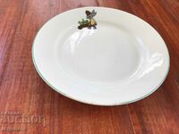 PORCELAIN PLATE BULGARIA EASTER RABBIT COLLECTIBLE