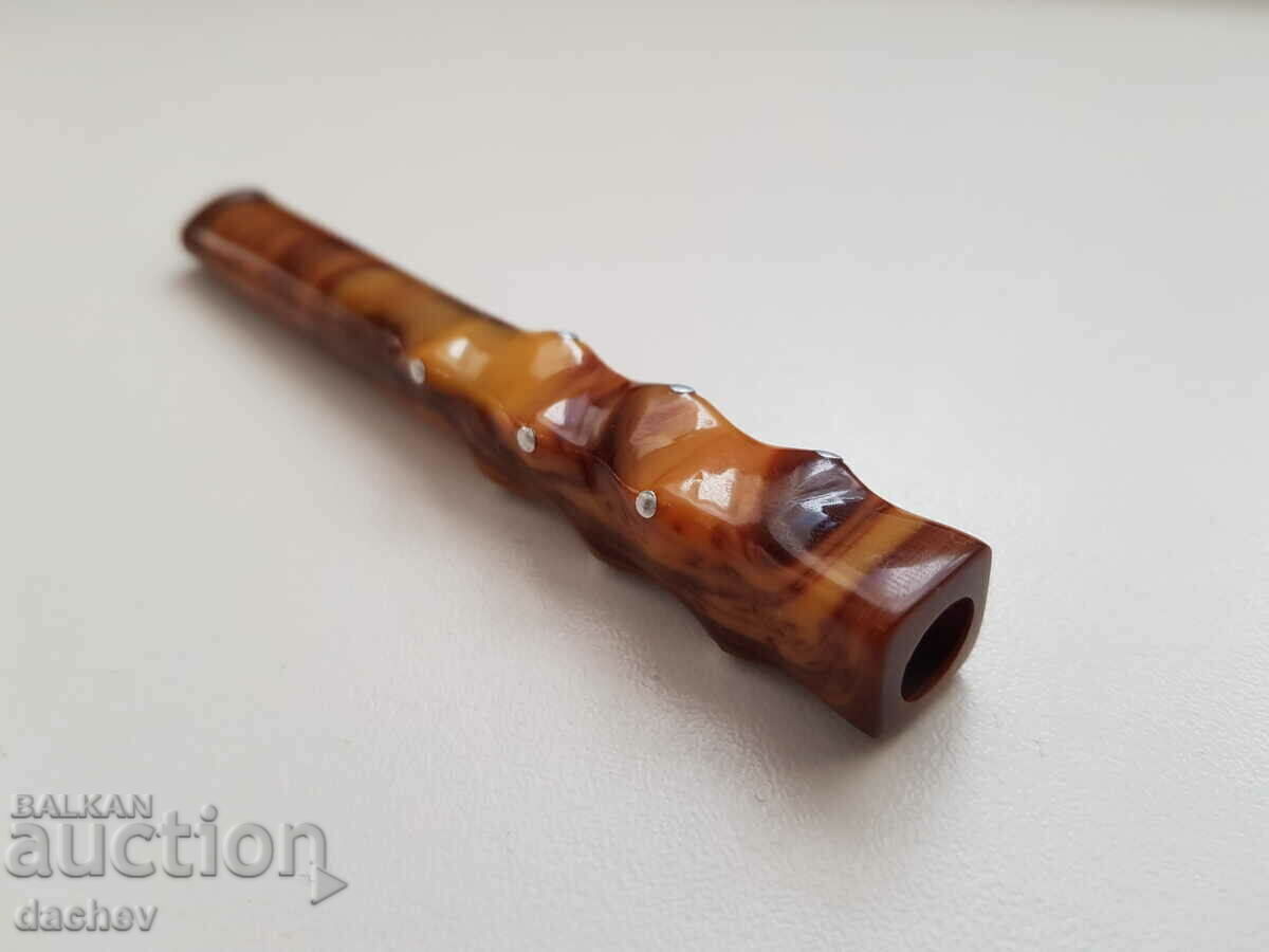 Old Cigarette Silver Catalin Molten Amber Bakelite Damar Old Cigarette Silver Catalin Molten Amber Bakelite Damar