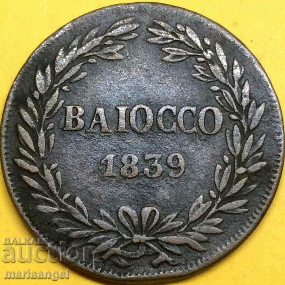 bayoko 1839 Βατικανό Ρώμη 30mm χάλκινο - σπάνιο!