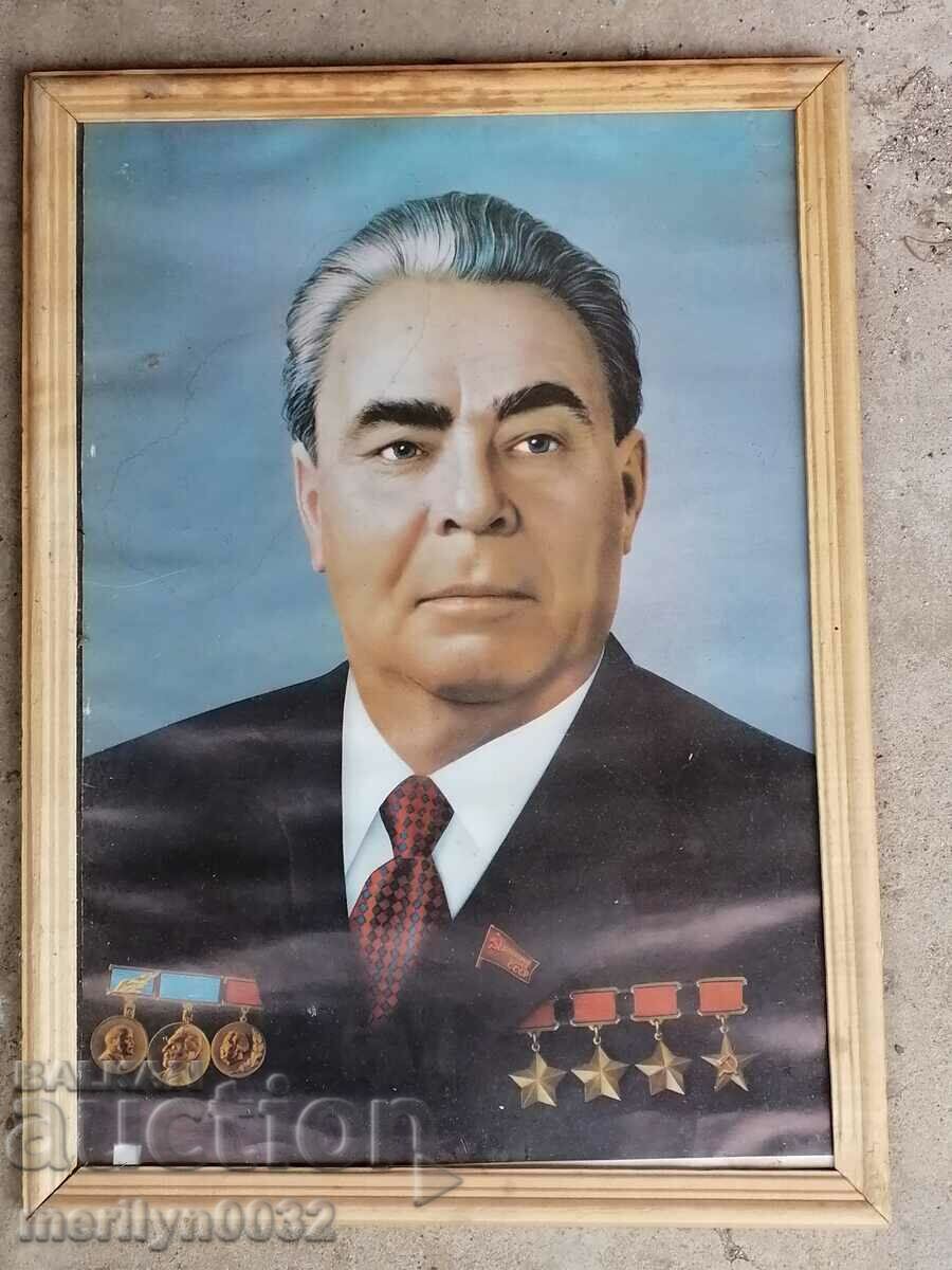Portrait of Gen. s of the CPSU Leonid Ilic Brezhnev