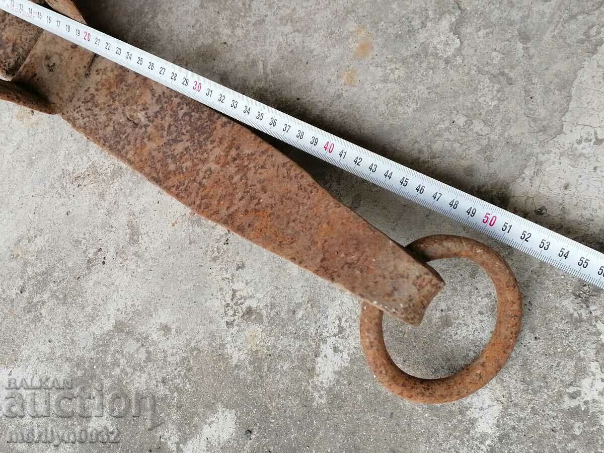 Old brake for wagon wagon wrought iron primitive - 6 Old brake for wagon wagon wrought iron primitive - 6