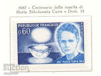 1967. Франция. 100 години от рождението на Мария Кюри.