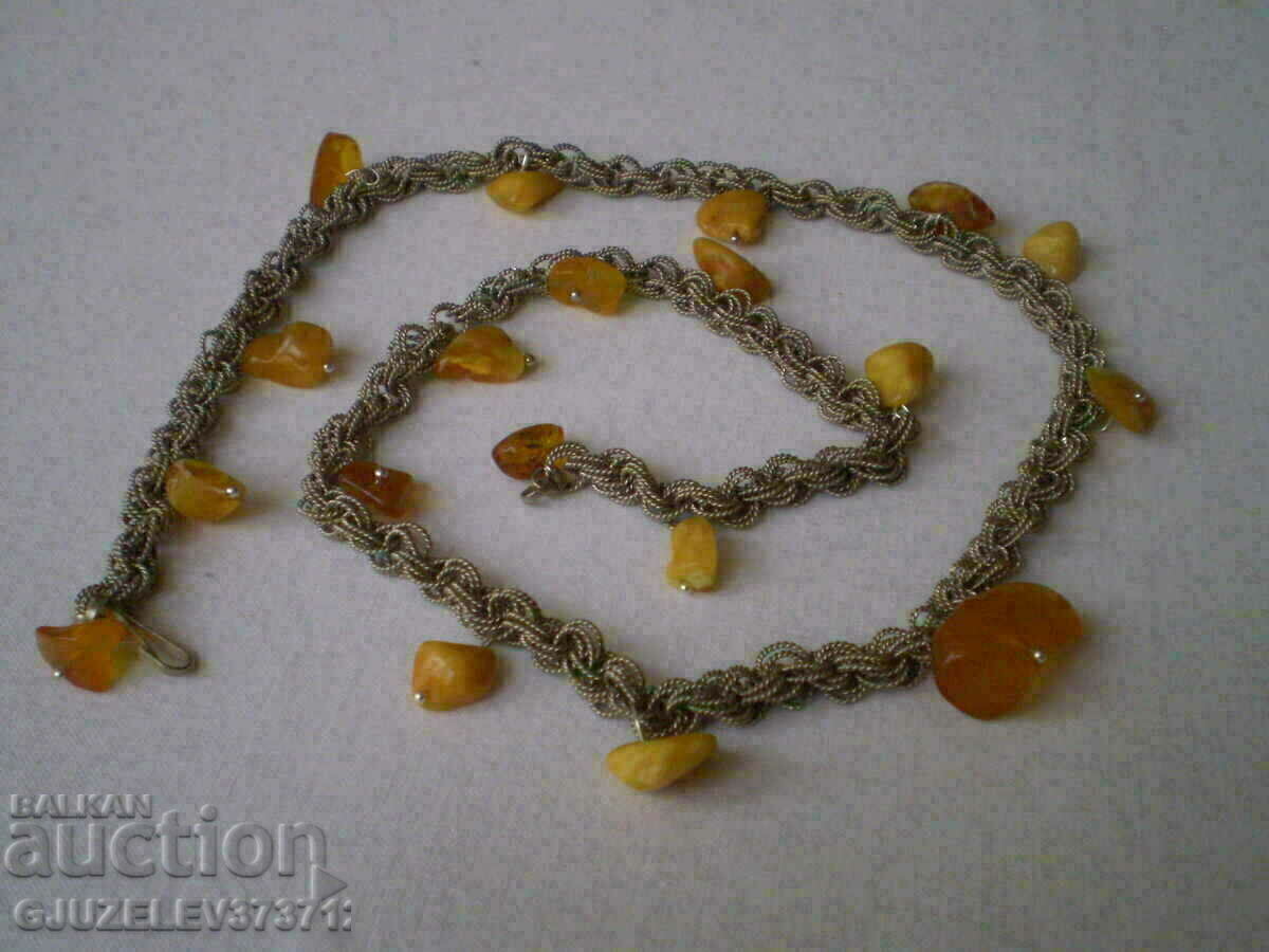 vintage Natural Amber Women's Necklace with price 159.00 BGN | € 81.30 vintage Natural Amber Women's Necklace with price 159.00 BGN | € 81.30