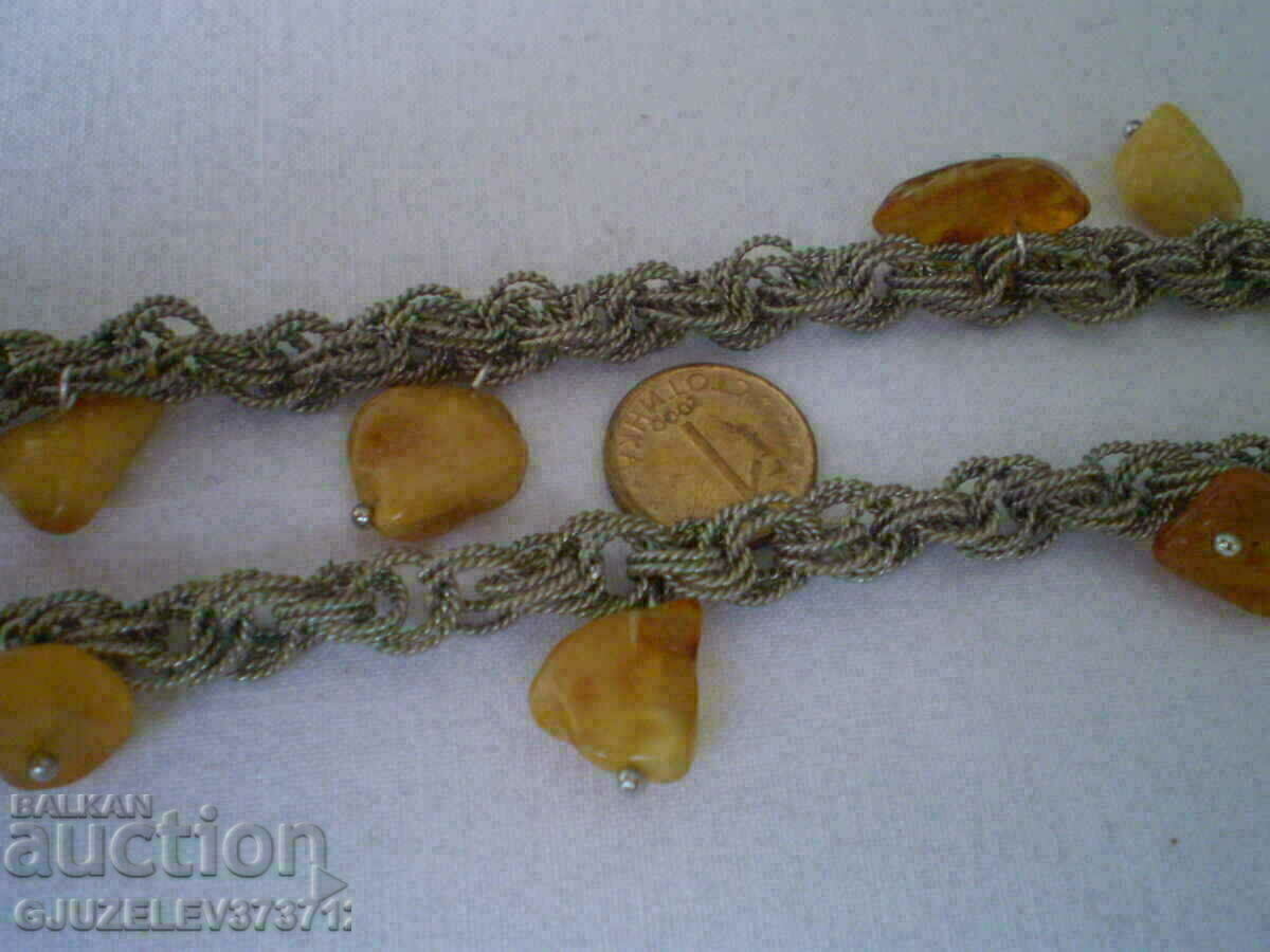 vintage Natural Amber Women's Necklace - 6 vintage Natural Amber Women's Necklace - 6