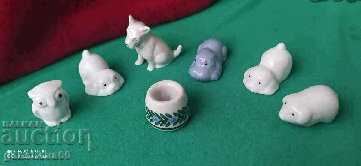 O MULTE de diverse animale/miniaturi din porțelan