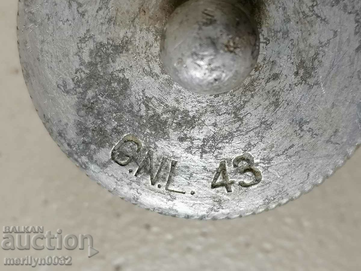 Wehrmacht WW2 aluminum tankard with price 48.00 BGN | € 24.54 Wehrmacht WW2 aluminum tankard with price 48.00 BGN | € 24.54