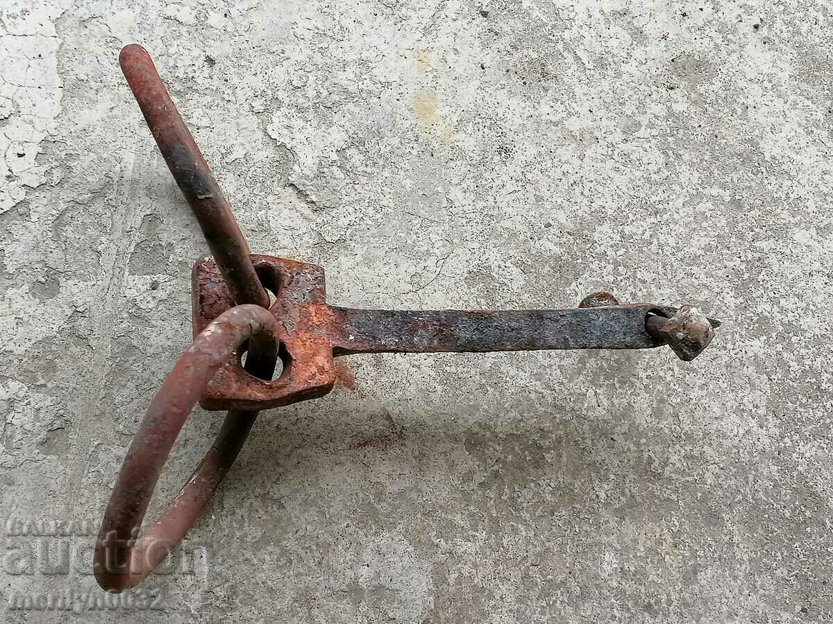 Metal rings, wrought iron for a wagon - 5