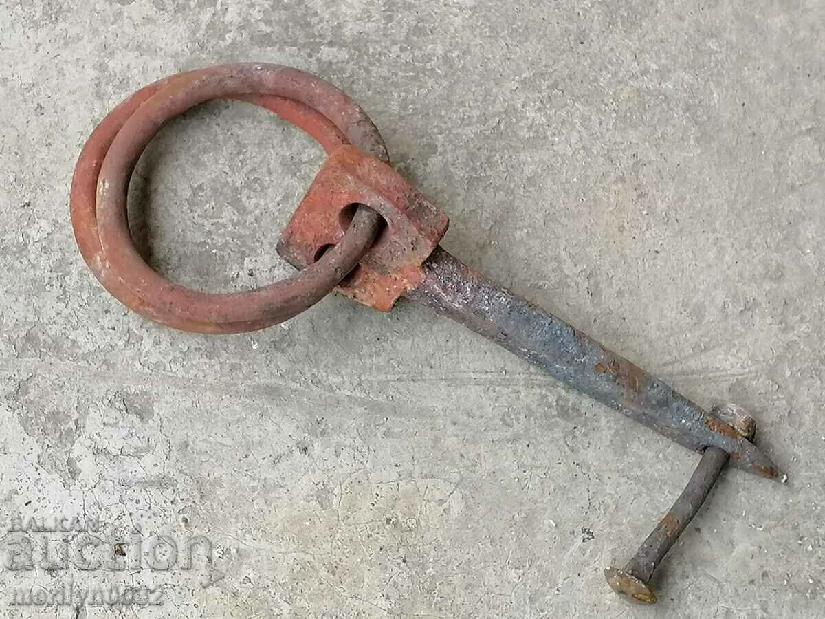 Metal rings, wrought iron for a wagon - 6