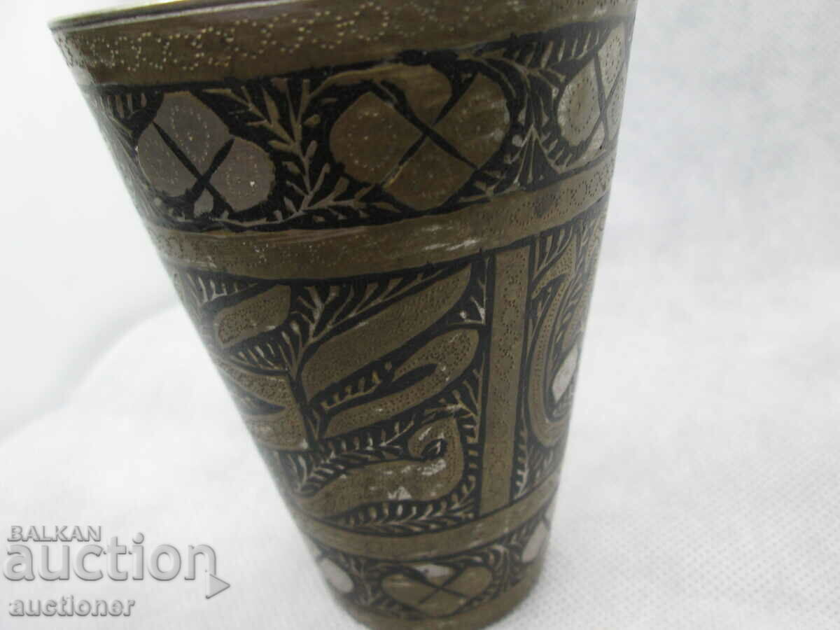 OLD GLASS WITH TUGRA with price 80.00 BGN | € 40.90 OLD GLASS WITH TUGRA with price 80.00 BGN | € 40.90