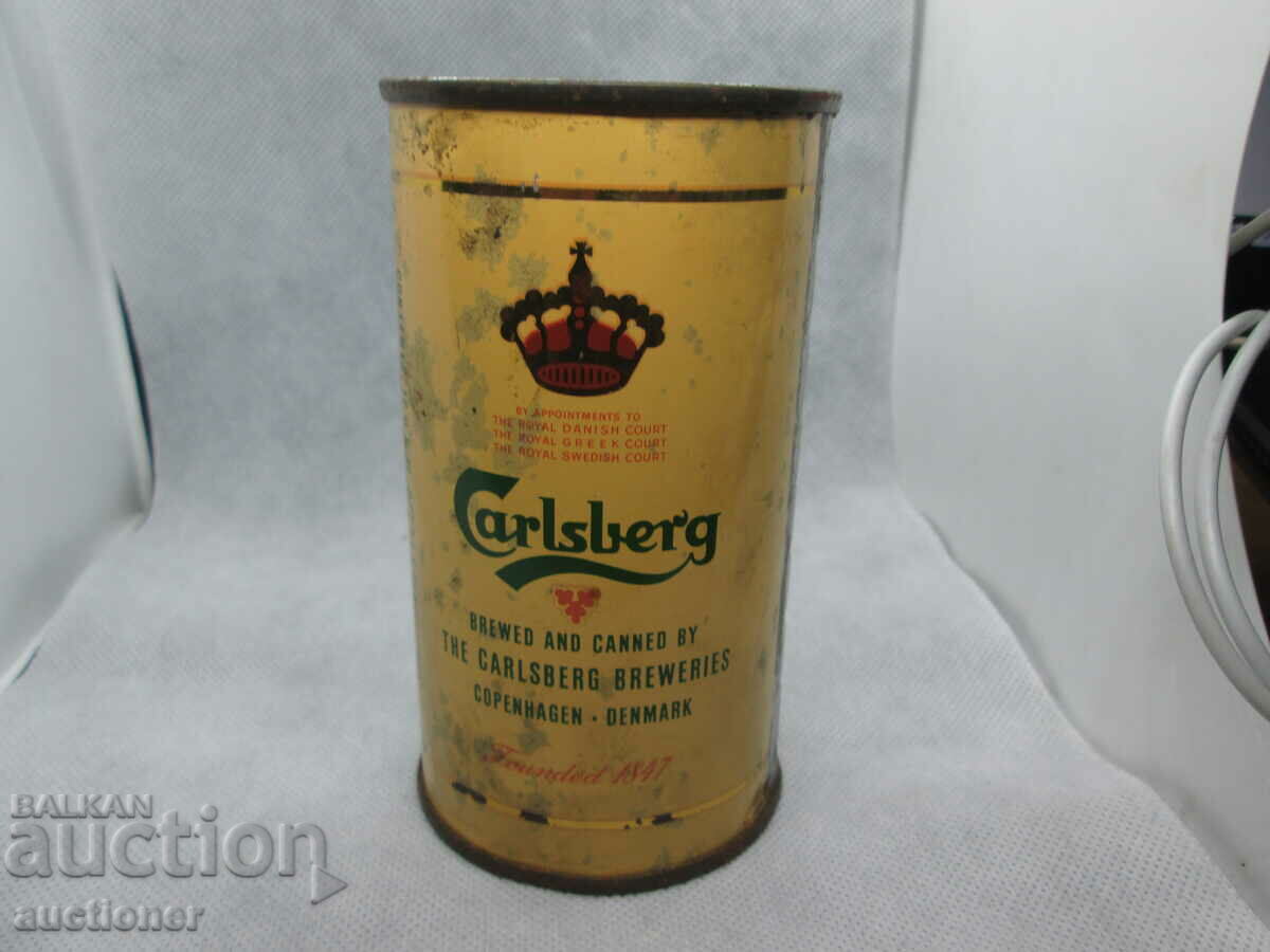 VERY OLD EARLY MODEL CARLSBERG BEER CAN COMPLETE with price 80.00 BGN | € 40.90 VERY OLD EARLY MODEL CARLSBERG BEER CAN COMPLETE with price 80.00 BGN | € 40.90
