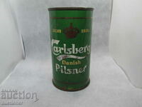 VERY OLD EARLY MODEL CARLSBERG BEER CAN COMPLETE