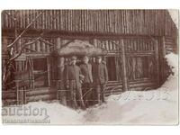 191? OLD PHOTO GERMANY GERMAN MILITARY MOUNTAIN HUT G223