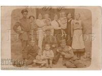 1915 OLD PHOTO GERMANY GERMAN MILITARY FAMILIES LULLA PIPE G224