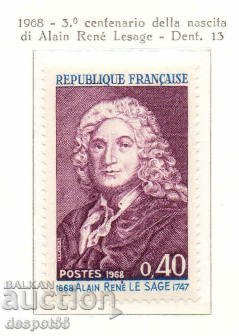 1968. Franţa. 300 de ani de la nașterea lui René le Sage.