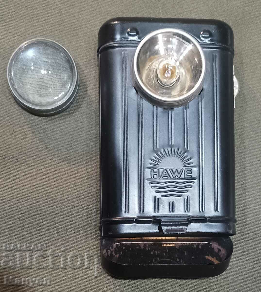 Old German flashlight "HAWE", VSV!?! - 6 Old German flashlight "HAWE", VSV!?! - 6