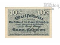 Germania Notgeld 10 pfennig 1921