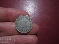 1913 year 10 pfennig letter E - Germany