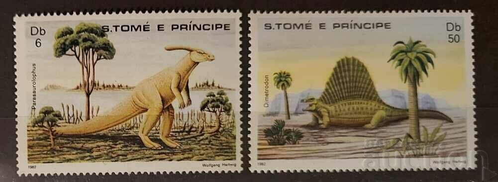 Sao Tome 1982 Fauna/Dinosaurs 11€ MNH