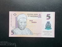 NIGERIA, 5 naira, 2009, polymer, UNC