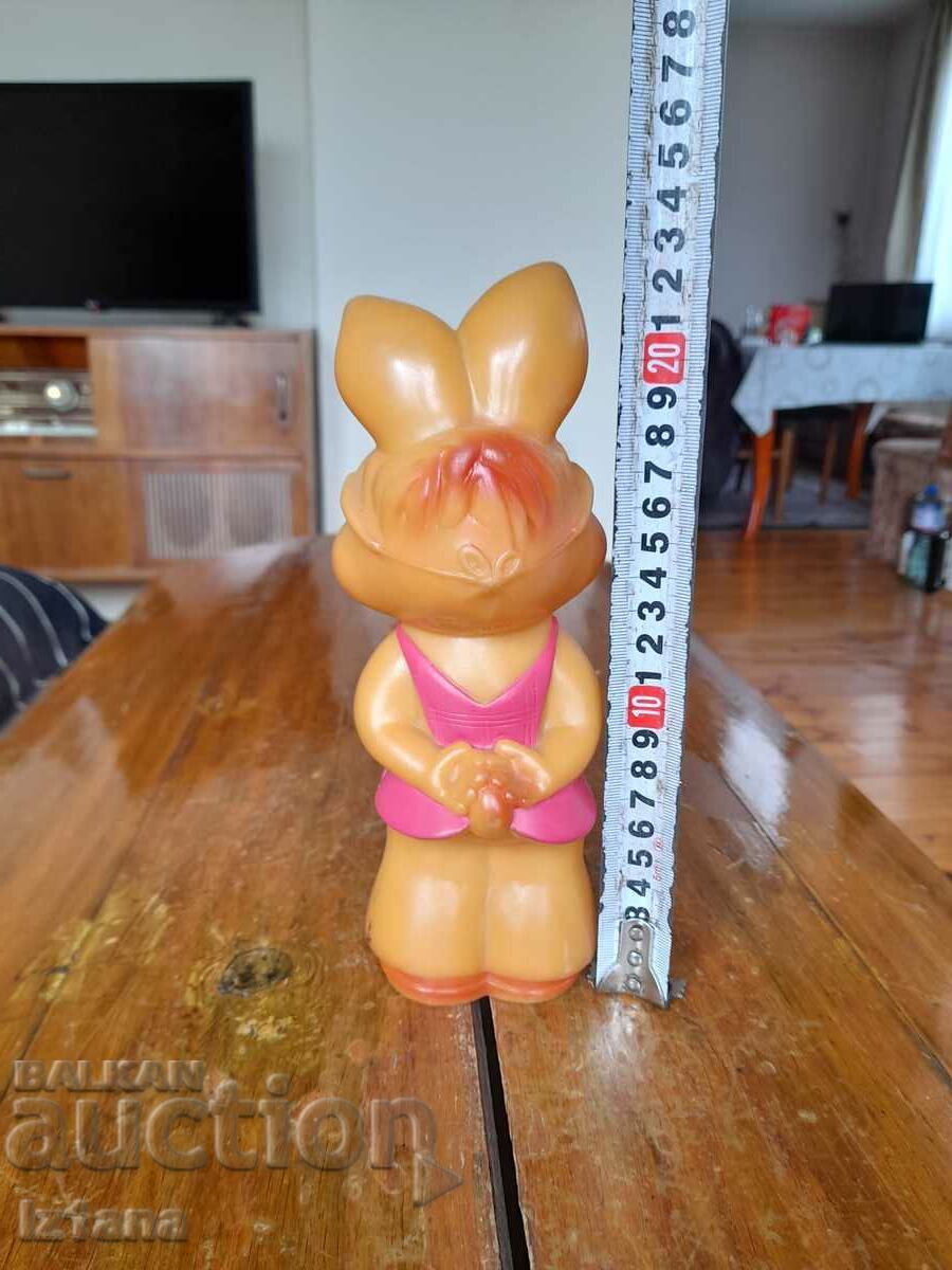 Auction Old rubber toy rabbit Auction Old rubber toy rabbit