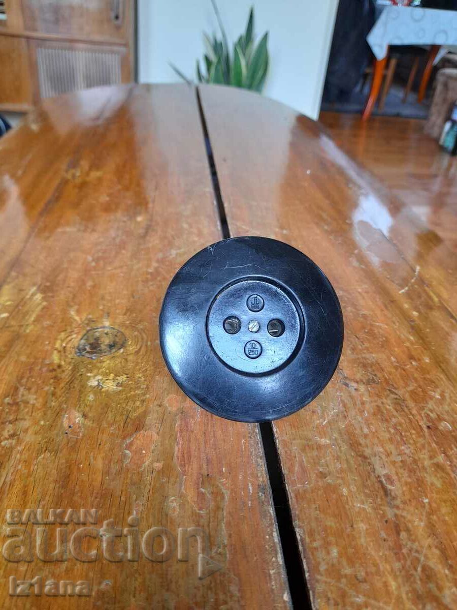 Old electrical outlet Old electrical outlet