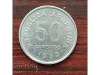Аржентина 50 сентавос 1953