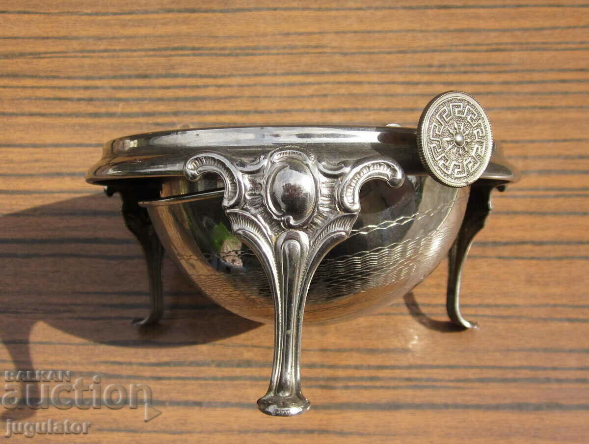 vintage Art Deco candy box and ornamented cake bowl - 6 vintage Art Deco candy box and ornamented cake bowl - 6