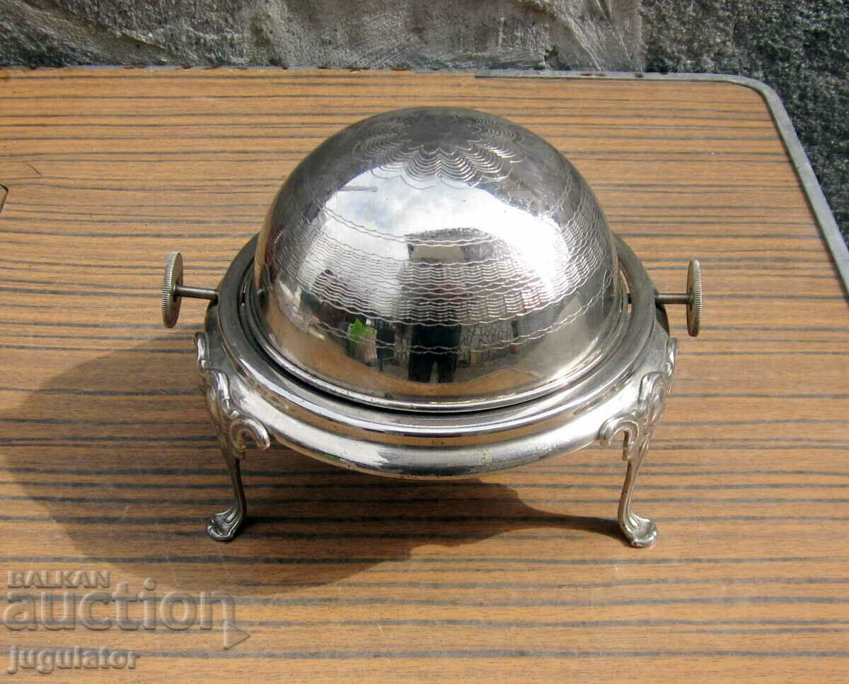 vintage Art Deco candy box and ornamented cake bowl vintage Art Deco candy box and ornamented cake bowl