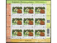 Clean stamp in small sheet Europe SEP 2022 from Poland