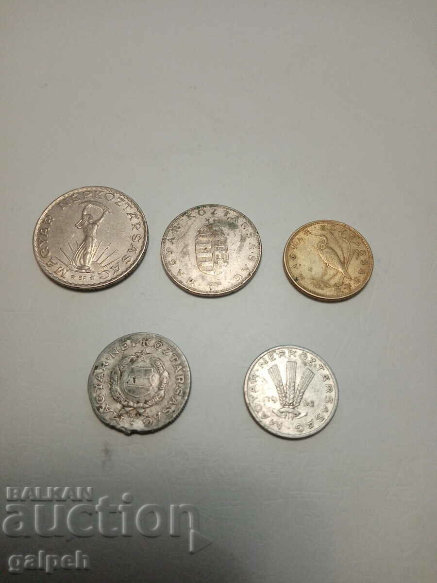 ΝΟΜΙΣΜΑΤΑ - ΟΥΓΓΑΡΙΑ - 5 τεμ. με τιμή 1.25 BGN | € 0.64 ΝΟΜΙΣΜΑΤΑ - ΟΥΓΓΑΡΙΑ - 5 τεμ. με τιμή 1.25 BGN | € 0.64