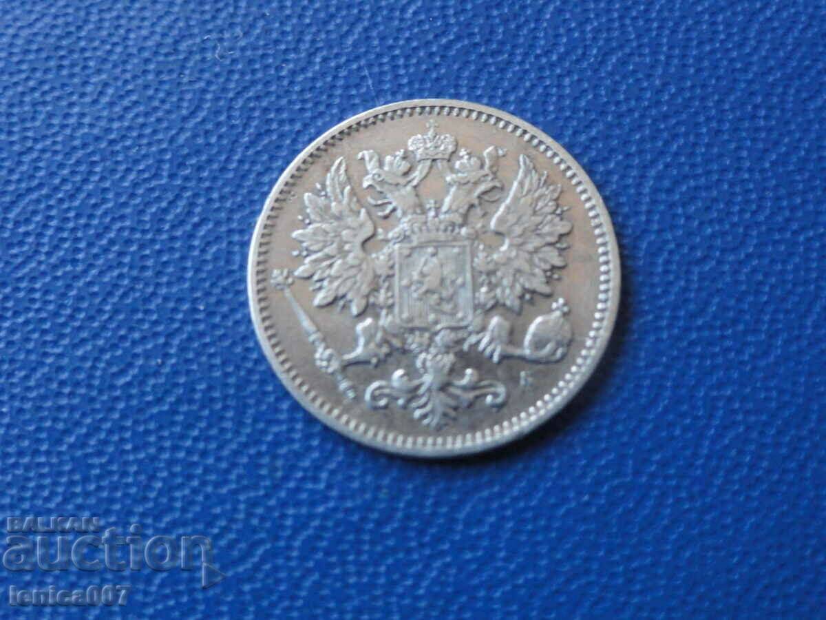 Russia (Finland) 1875 - 25 pennies - 6 Russia (Finland) 1875 - 25 pennies - 6