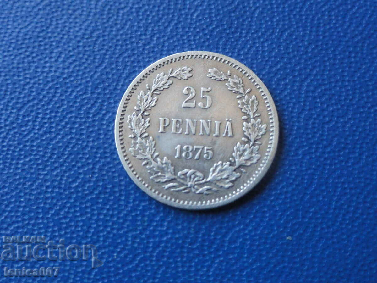 Russia (Finland) 1875 - 25 pennies