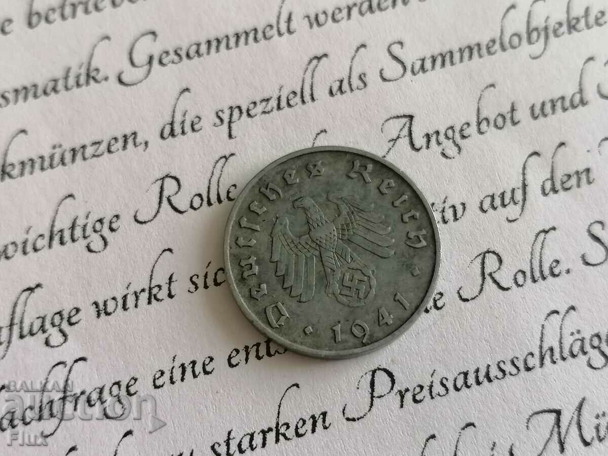 Райх монета - Германия - 10 пфенига | 1941г.; серия А