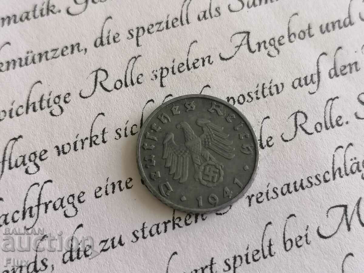 Райх монета - Германия - 5 пфенига | 1941г.; серия B