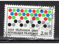 1985. Franţa. A 50-a aniversare a televiziunii franceze.