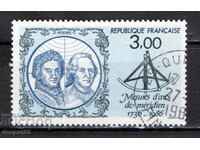 1986. Franţa. Măsurarea arcurilor de meridian.