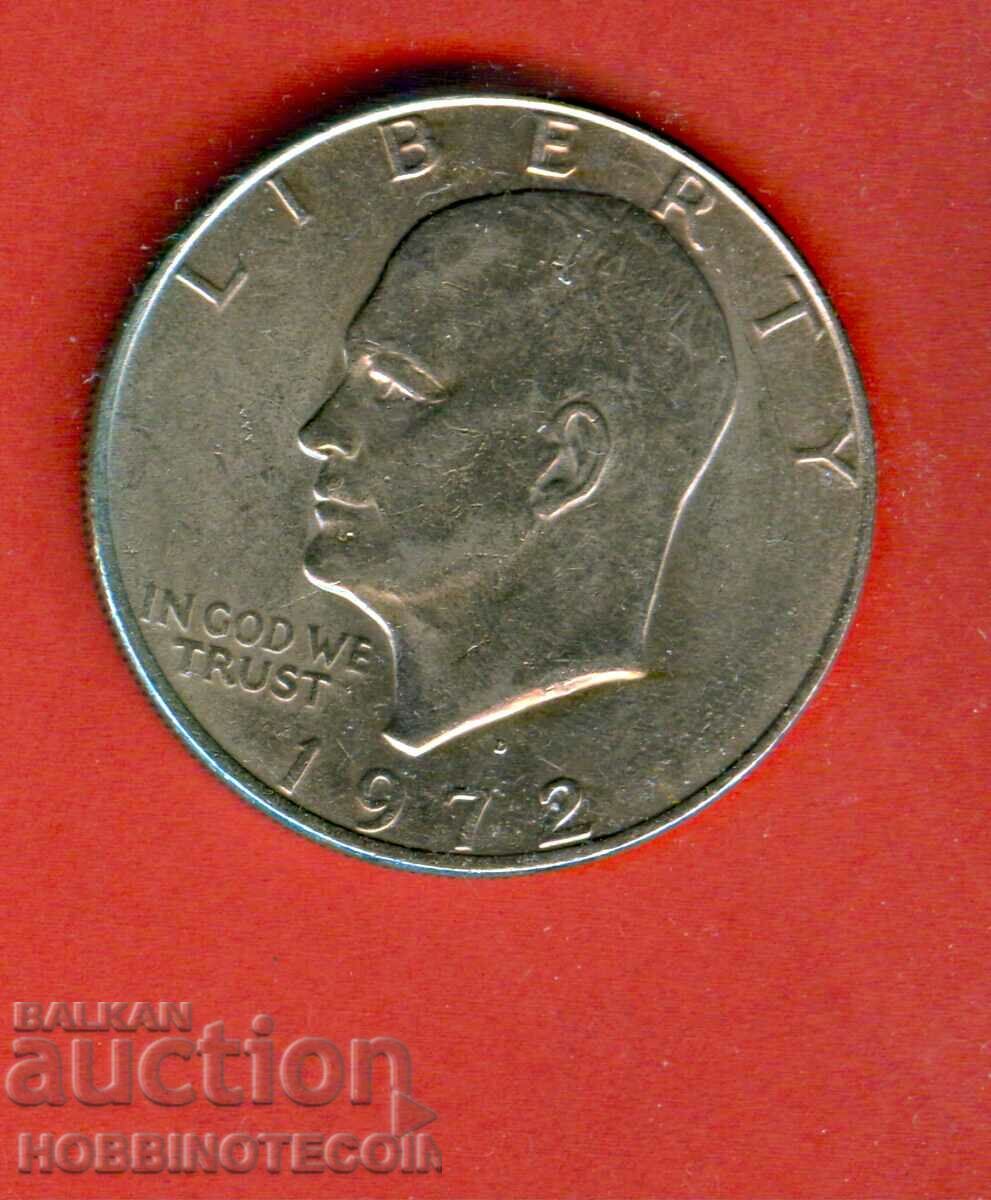 SUA SUA 1,00 USD - 1 USD emisiune 1972 D