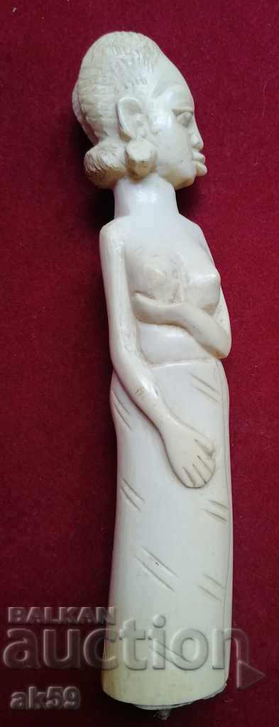 "Африканка" еротика малка пластика - слонова кост. - 5 "Африканка" еротика малка пластика - слонова кост. - 5