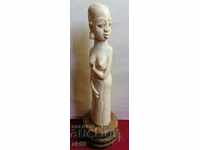 "African woman" erotic small plastic - ivory.
