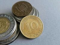 Coin - Germany - 10 pfennigs 1972; J series