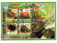 2019. Буркина Фасо. Фауна - Костенурки. Illegal Stamps. Блок