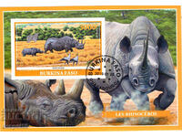 2019. Burkina Faso. Fauna - Mammals. Illegal Stamps. Block.