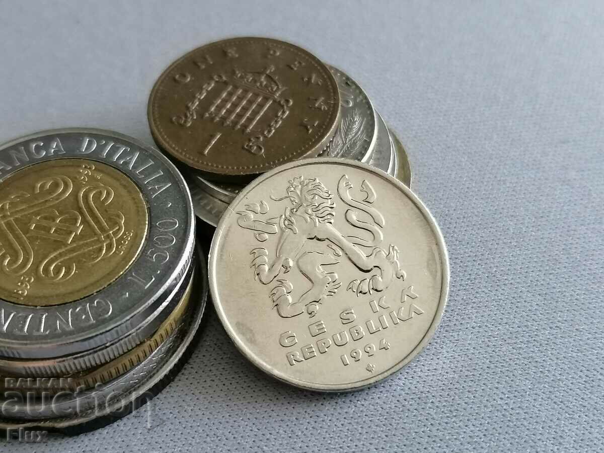 Coin - Czech Republic - 5 crowns | 1994 with price 1.00 BGN | € 0.51 Coin - Czech Republic - 5 crowns | 1994 with price 1.00 BGN | € 0.51