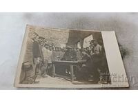 Снимка Австрийски офицери и войници 1915 ПСВ