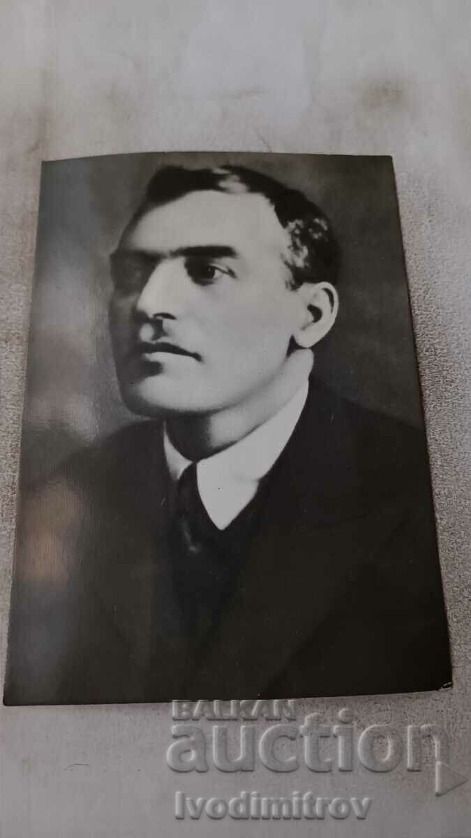Пощенска картичка Йордан Йовков в Букурещ 1924 година