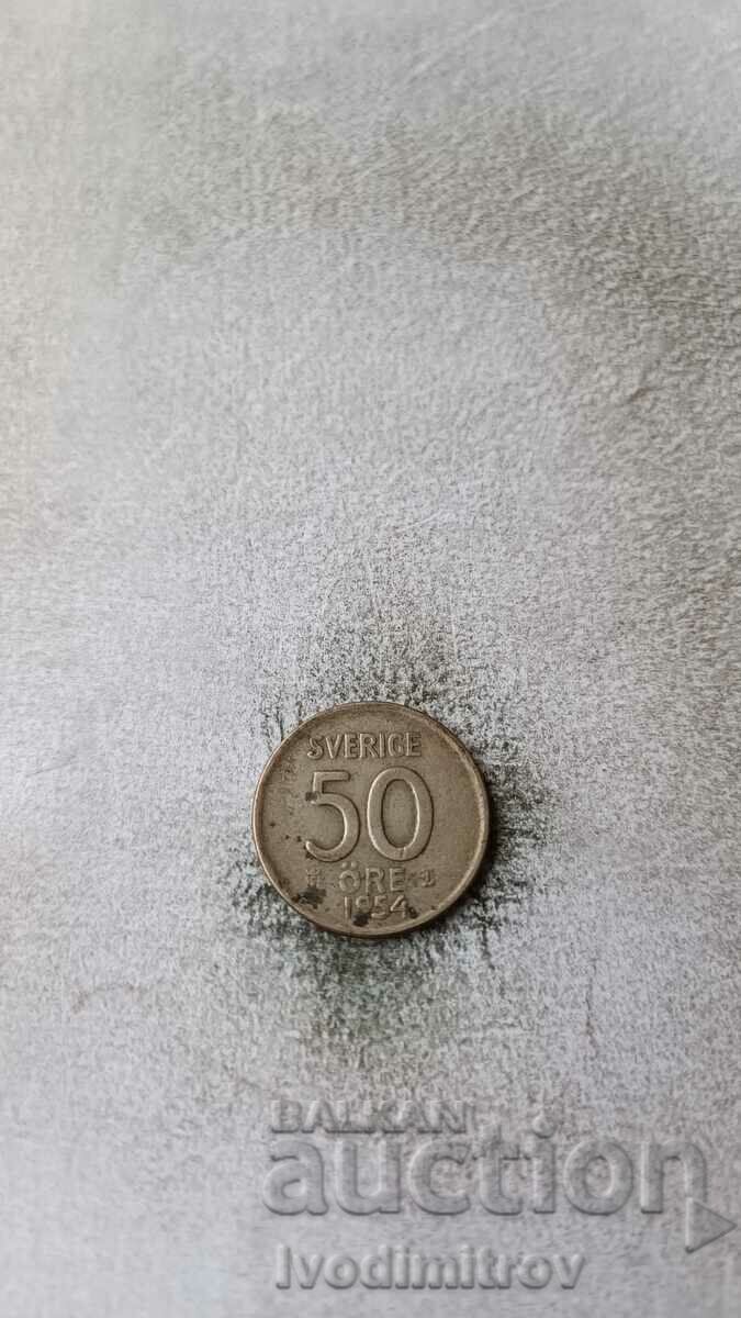 Suedia 50 jore 1954 Argint